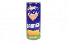 MOH Orange Juice With Sacs   Tin  240 millilitre
